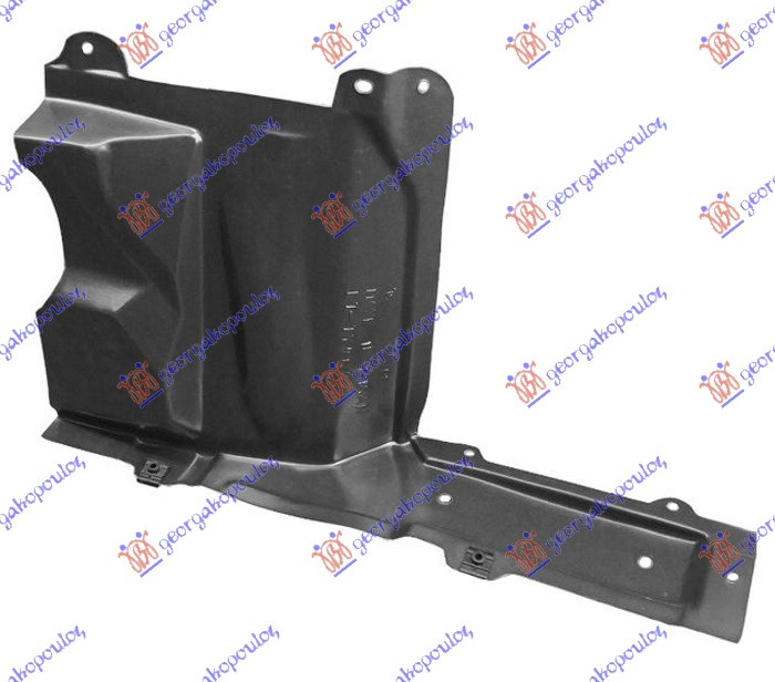 Mbrojtje/kapak nën motor i jashtëm plastik