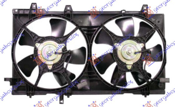 Ventilator për radiatorpër motor komplet dopio me TURBO benzinë