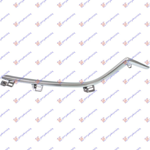 ShiritMaskë pvc/grila e poshtëm, krom