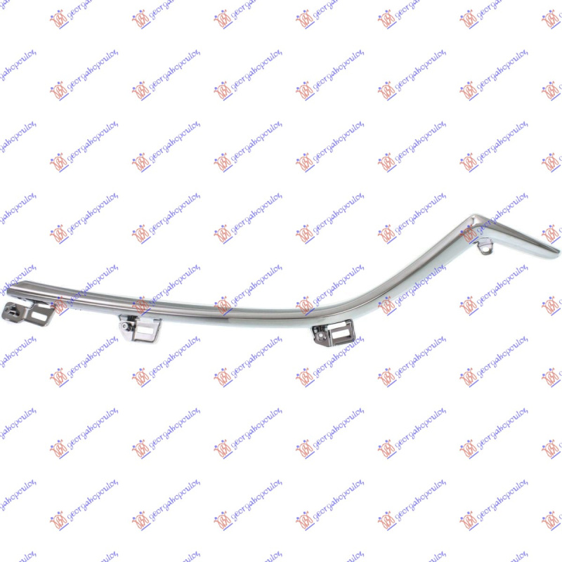 ShiritMaskë pvc/grila e poshtëm, krom