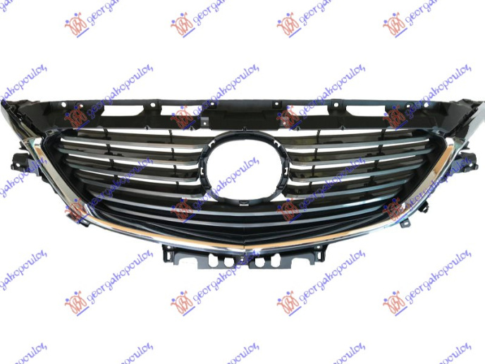 Maskë pvc/grilë komplet me shirit krom