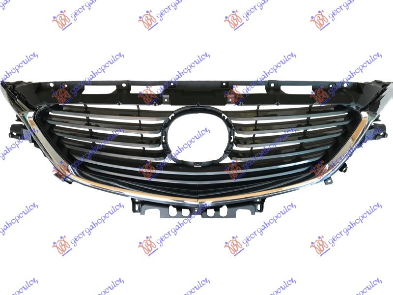 Maskë pvc/grilë komplet me shirit krom