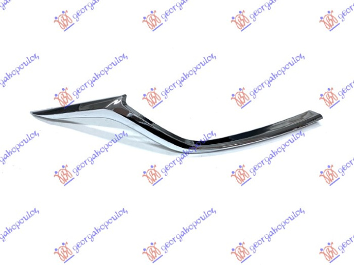 ShiritMaskë pvc/grila e poshtëm, krom