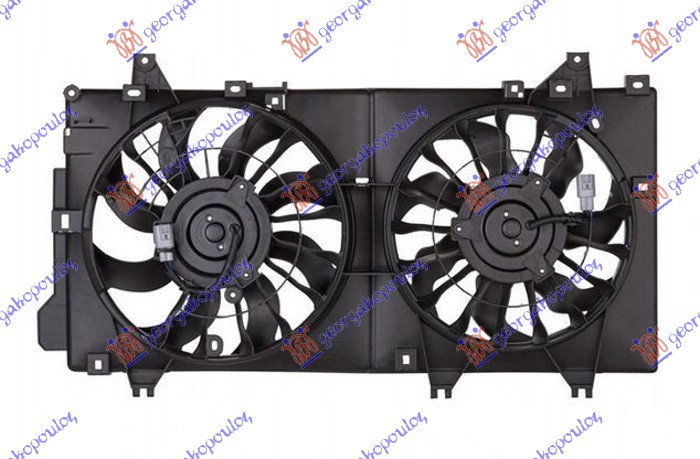 Ventilator komplet dopio benzinë (2 + 2 pinë)