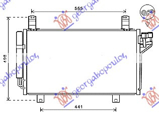 Radiator i kondicionerit benzinë/dizel (67,8x38,8)
