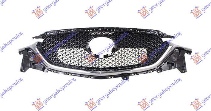 Maskë pvc/grilë me shirit krom me kamerë