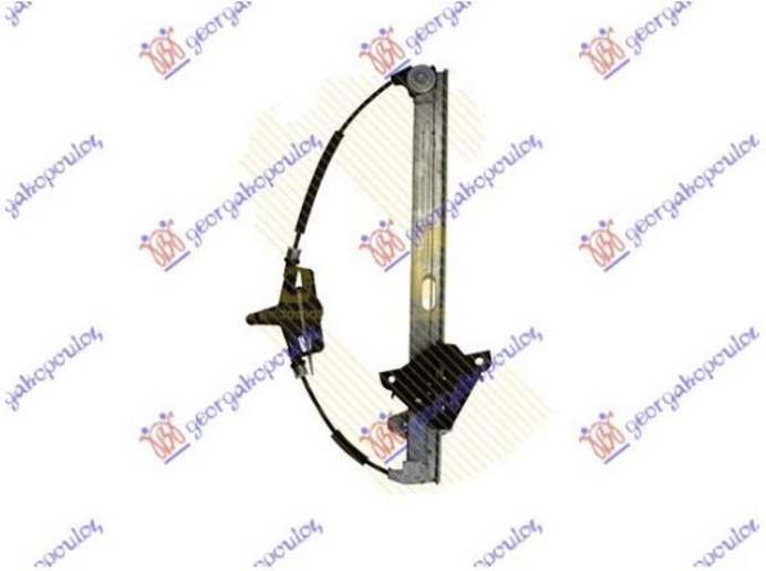 Ngritës/rregullator për dritaren e përparme elektrik (pa motor)
