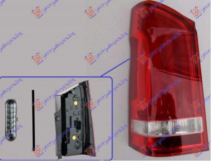Dritë stop (derë e vetme) LED (E)