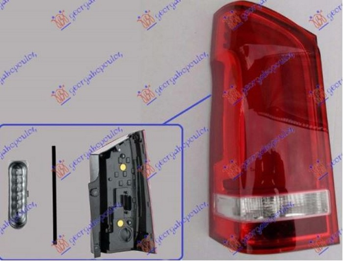 Dritë stop (derë e vetme) LED (E)