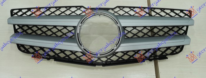 Maskë pvc/grilë e argjendtë/me ngjyrë të zezë