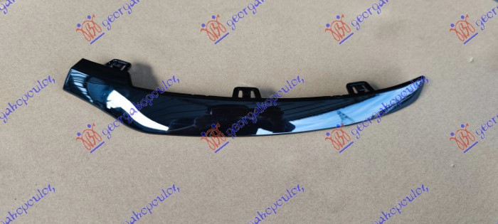 Shirit spoiler për parakolpin e përparmë pjesa anësore e sipërme, e zezë me shkëlqim (AMG-LINE)