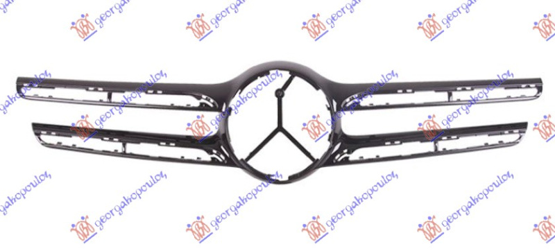 Maskë pvc/grilë e jashtme me ngjyrë të zezë me kamerë (suv)