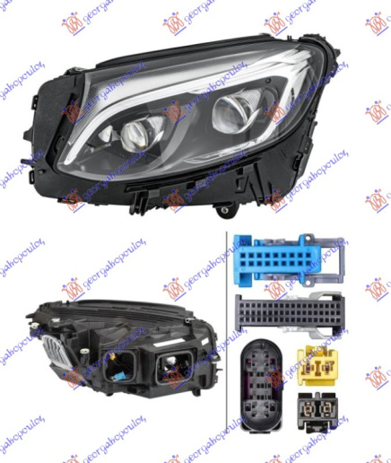 Fenerë FULL LED (sistem adaptues për ndriçim (afs) (E) (HELLA)