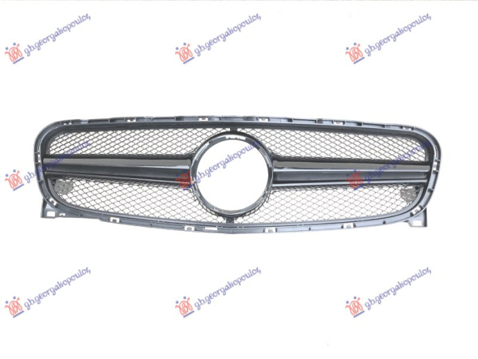 Maskë pvc/grilë komplet (AMG) (me shirit me ngjyrë të zezë)