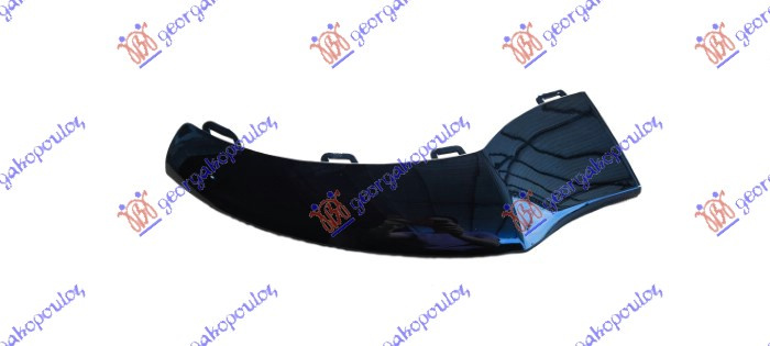 Shirit për spoiler për parakolpin e përparmë anësor me shkëlqim me ngjyrë të zezë (AMG-LINE)