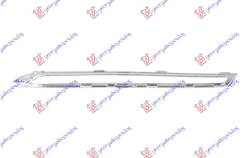 ShiritMaskë pvc/grila e sipërme, krom