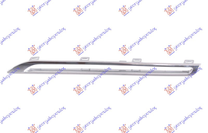ShiritMaskë pvc/grila e sipërme, krom