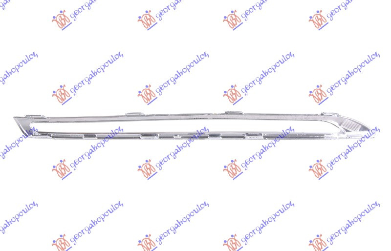 ShiritMaskë pvc/grila e sipërme, krom