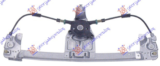 Ngritës/rregullator për dritaren e pasme elektrik (pa motor)
