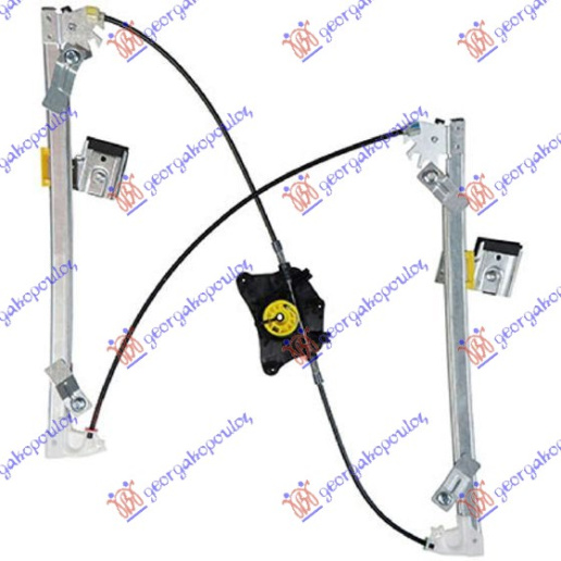 Ngritës/rregullator për dritaren e përparme elektrik (pa motor) (А cilësi)