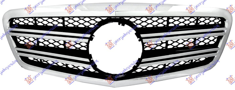 Maskë pvc/grilë 09- (AMG pamje) krom /me ngjyrë të zezë comp