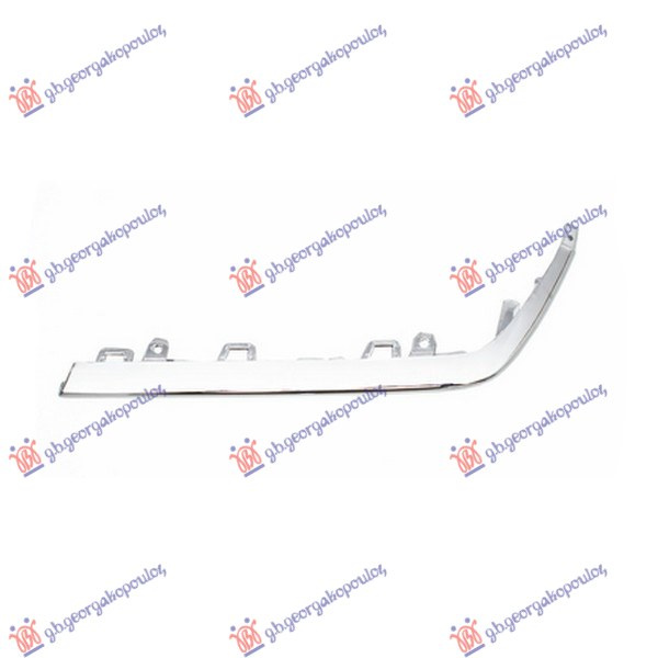 Shirit në spoiler në parakolpin e pasëm krom (s63/s65 AMG)