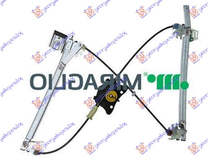 Ngritës/rregullator për dritaren e përparme elektrik (pa motor) (А cilësi)