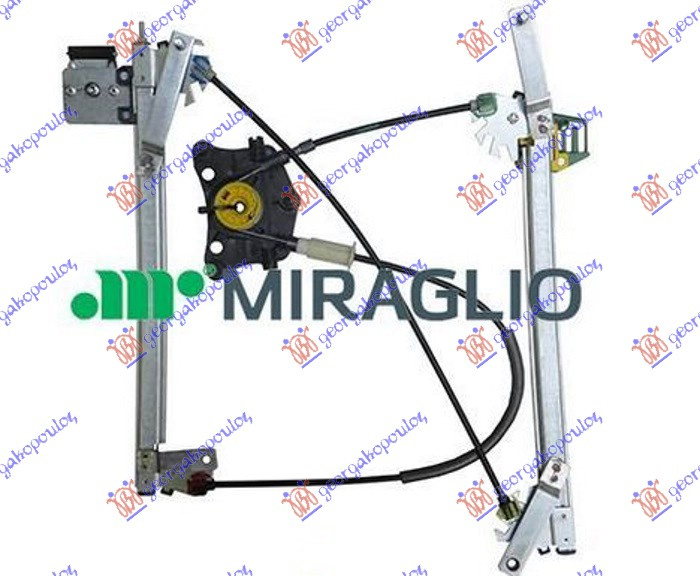 Ngritës/rregullator për dritaren e pasme elektrik (pa motor) (А cilësi)