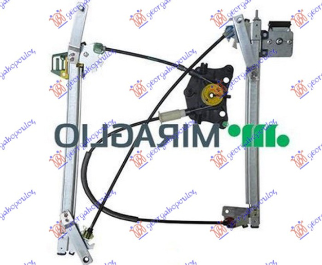 Ngritës/rregullator për dritaren e pasme elektrik (pa motor) (А cilësi)