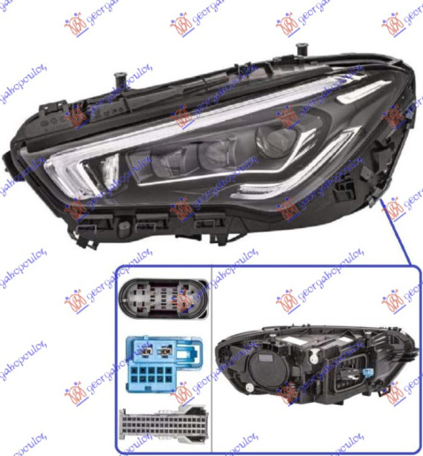 Fenerë FULL LED (sistem adaptues për ndriçim (afs) (pa logo) (HELLA)