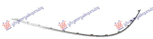 Shirit në parakolpin e pasëm anësor krom