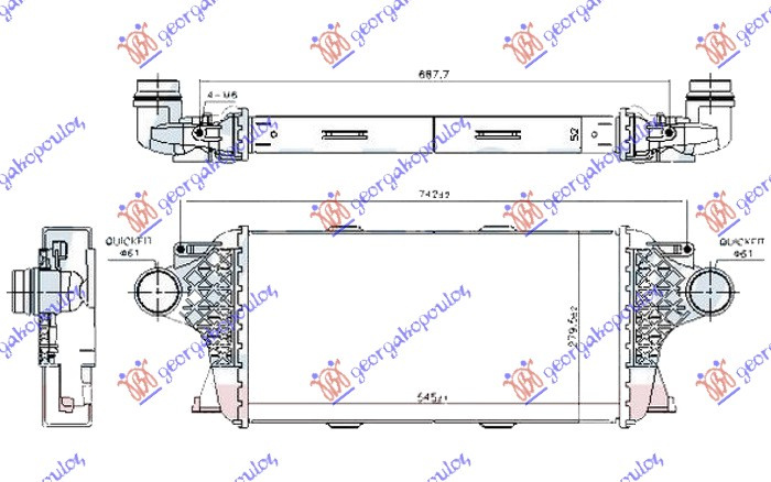 Interkuler 3.0 dizel (545x280x50)