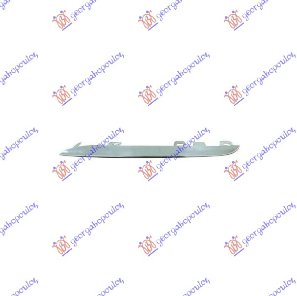 ShiritMaskë pvc/grila e poshtëm, krom
