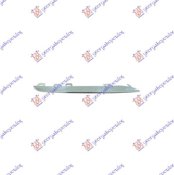 ShiritMaskë pvc/grila e poshtëm, krom