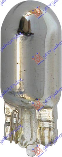 Drita 12v 5w 2.1*9.5 dyer, krom
