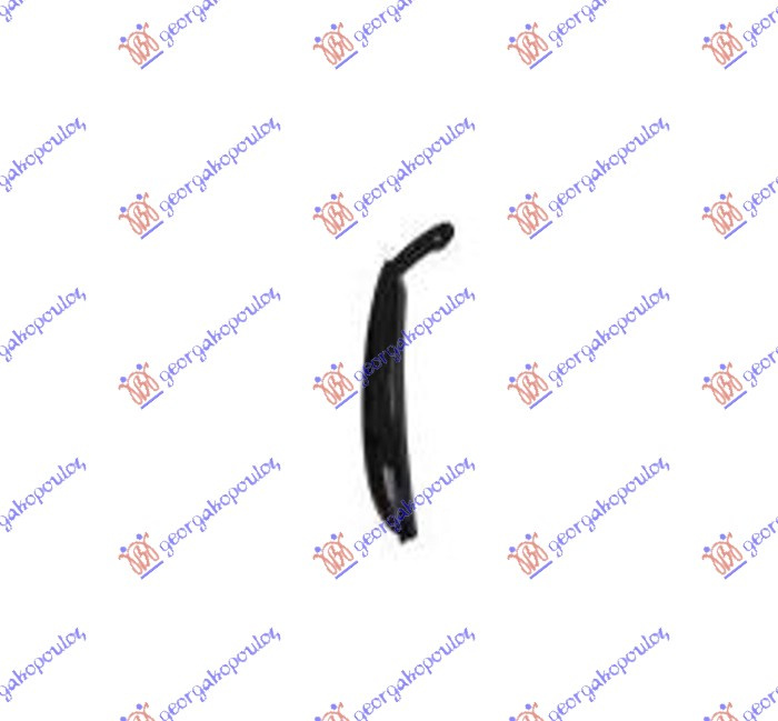 Shirit i parakolpit të përparmë i poshtëm me shkëlqim me ngjyrë të zezë (c43 AMG)