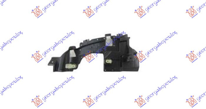 Shtërngues/mbajtës i shiritit të tubit të pasëm të shkarkimit plastik (AMG-LINE/c300)