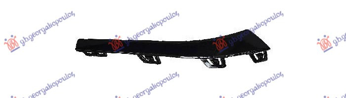 Shirit në spoiler në parakolpin e pasëm me shkëlqim me ngjyrë të zezë (AMG line)