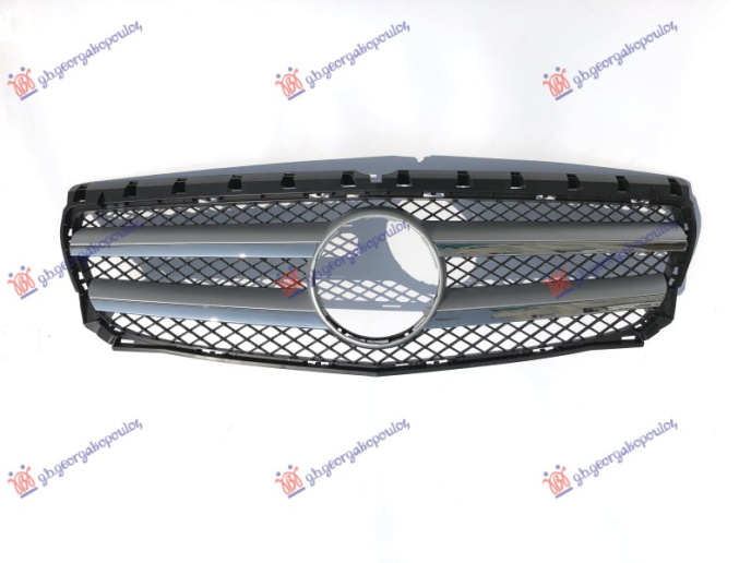 Maskë pvc/grilë e argjendtë/krom (AMG)