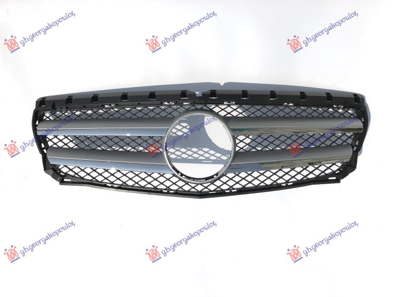 Maskë pvc/grilë e argjendtë/krom (AMG)