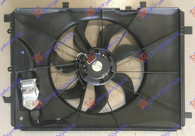 Ventilator komplet benzinë - dizel (405mm) (4 pinë)