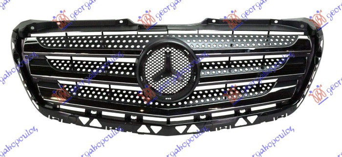 Maskë pvc/grilë (me shirit krom)