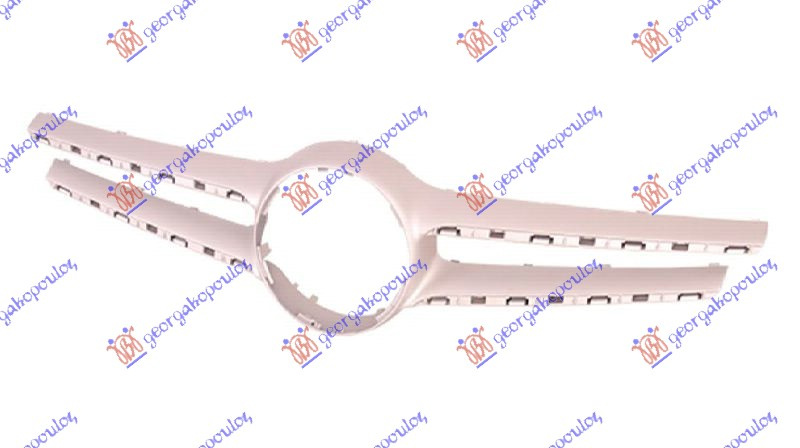 Maskë pvc/grilë e jashtme e argjendtë