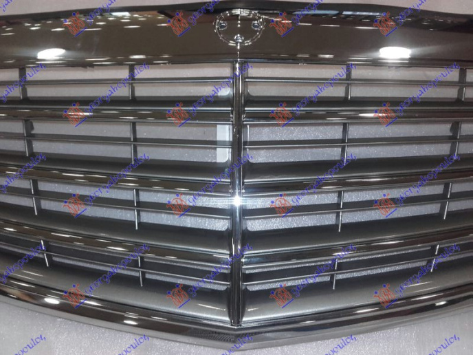 Maskë pvc/grilë e argjendtë komplet/krom (elegance)