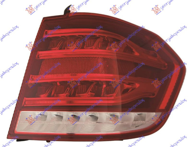 Dritë stop e jashtme (karavan) FULL LED (bazë e kuqe) (E)