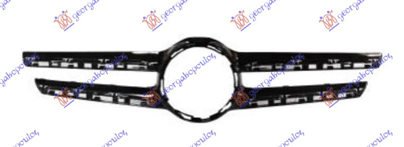 Maskë pvc/grilë e jashtme (AMG line/avant.) (me ngjyrë të zezë)