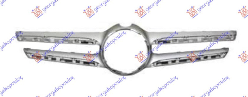 Maskë pvc/grilë e jashtme (AMG line/avant.) me kamerë (e argjendtë)