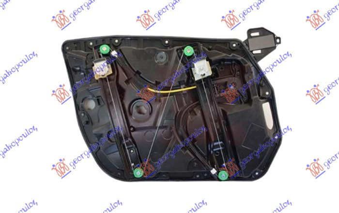 Ngritës/rregullator për dritaren e përparme elektrik (pa motor) (me panel/mbajtës)