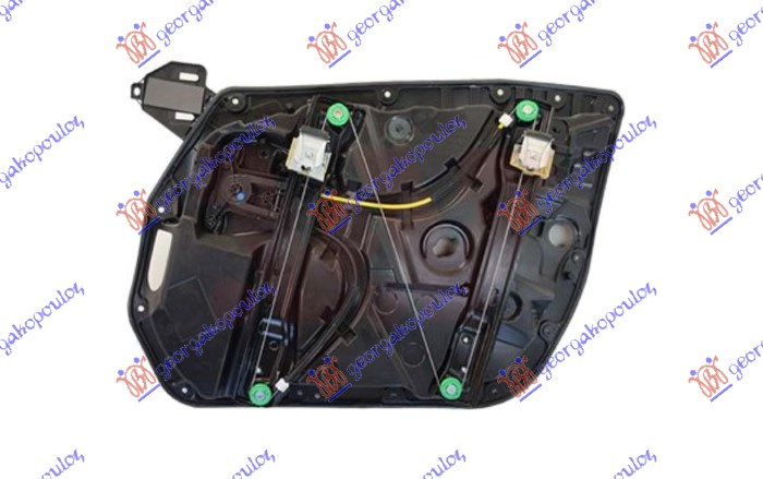 Ngritës/rregullator për dritaren e përparme elektrik (pa motor) (me panel/mbajtës)