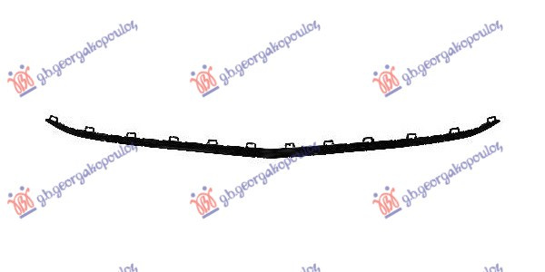 Shirit i parakolpit të përparmë i poshtëm me shkëlqim me ngjyrë të zezë (AMG line)